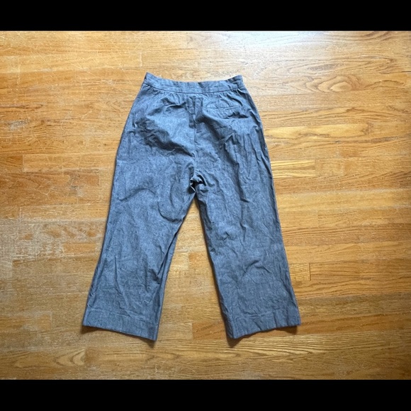 Apiece Apart Marco Cotton High Waist Trousers 4 - Picture 4 of 5